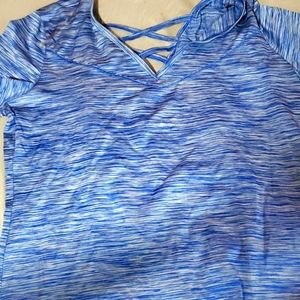 Blue, non branded, and size large